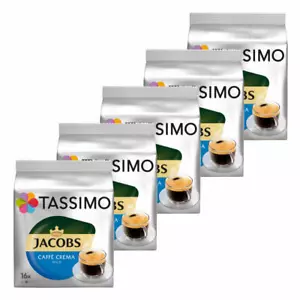TASSIMO JACOBS Caffè Crema Mild Kaffee KAPSEL Röstkaffee 5x16 T-DISCS - Bild 1 von 2