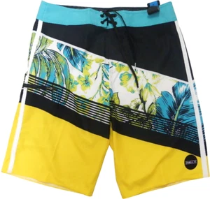 Pantalones Cortos O'Neill East Wind Board - Nuevos con Etiquetas Para Hombre Talla 32 Negro/Multi - #46848-E3 - Imagen 1 de 2