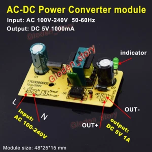 AC-DC Converter Switching Power Supply Board AC 110V 220V 230V 240V to DC 5V 1A - Picture 1 of 4