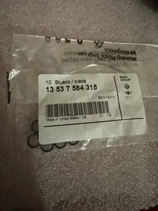 NEW BMW IEM X6 O-Ring Seals for Index Fuel Injectors 13 53 7 584 315 - Picture 1 of 2