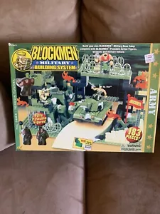 Vintage 1999 Blockmen Military Building System 183 Pieces ARMY - Picture 1 of 2