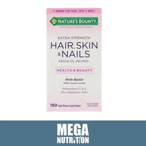 Extra Strength Hair Skin Nails Formula with Biotin Collagen Zinc | 150 Softgels - Picture 1 of 1
