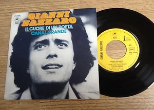 SP 45 tours Gianni Nazzaro Il cuore di un poeta Canal grande 1974 quasi NEUF - Picture 1 of 2
