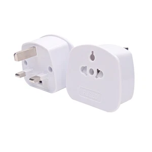 Shaver Plug Adaptor Shaving Toothbrush Adapter Epilators Bathroom UK 3-Pin Plug - Picture 1 of 5