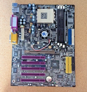 Soyo SY-K7V Dragon Plus! Enchufe de placa base A/462 PIEZAS/REPARACIÓN TAPAS DEFECTUOSAS - Imagen 1 de 11