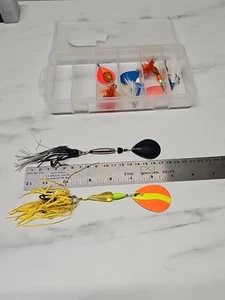 6Pcs Fishing Lures Spinnerbaits hand crafted Colorado Blades-As Shown - Picture 1 of 12