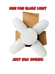 E27 Mini Super White 28W Ceiling Bright Foldable Light Used - Picture 1 of 4