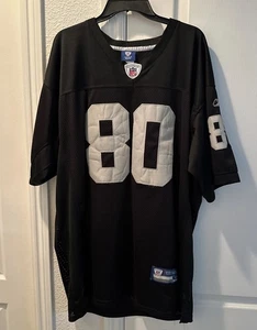 Raiders Jersey NFL Los Angeles Las Vegas Zach Miller #80 Men Size 54 Black READ - Picture 1 of 22