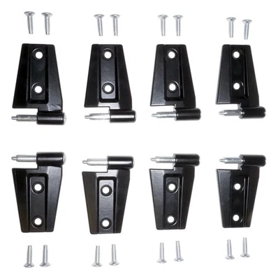 Crown Automotive 55395384K8 Door Hinge Kit Incl. 4 Left And 4 Right Hinges And H - Image 1 of 3