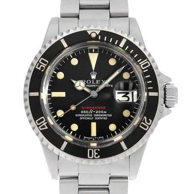 ROLEX SUBMARINER Date Red Sub Cal.1570 No Hack 1680 black Mark 4 Dial 25 Num... - Image 1 of 4