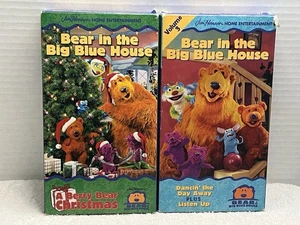 Bear In The Big Blue House VHS Lot/2 A Berry Bear Christmas/Dancin’ The Day Away - Bild 1 von 9