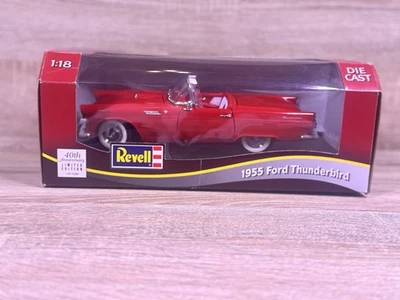 Ford Thunderbird 1955 Revell fundido a presión 1:18 — rojo • 40 aniversario / edición limitada Foto 1 de 2