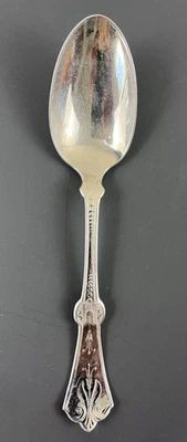 Antigua cucharadita victoriana THE CHA'S PARKER CO adornada patrón desconocido regalo raro Foto 1 de 4