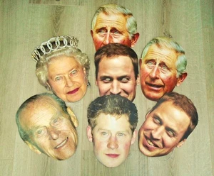 Selection of Venetian Masquerade & Royal Family Masks - Picture 1 of 4