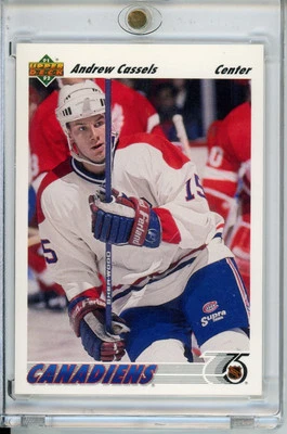 1991-92 Upper Deck #379 Andrew Cassels - Image 1 of 2