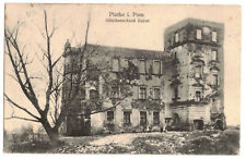 Ak Plathe na Pomorzu Zamek kwiatowy Ruiny 1917 Płoty Polska