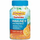 Emergen-C Immune+ w/ Vitamin D Super Orange 45 gummies  Exp 10/23 FREE SHIP