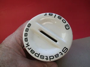 Alte Spardose der Stadtsparkasse Goslar aus Porzellan - Bild 1 von 7