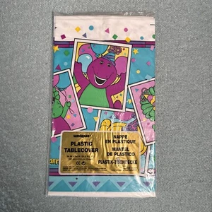 "Mantel Barney 1995 de colección cubierta de mesa Baby Bop BJ 84""x54"" nuevo en paquete" - Imagen 1 de 9