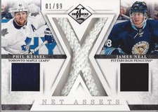 2012-13 Limited Net Assets #NAPKJN James Neal Phil Kessel Jersey /99 - NM-MT
