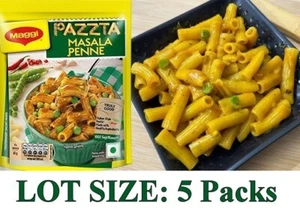 5 X PAZZTA Maggi Masala Penne Instant Pasta Delicious Italian Style 65g Pouch - Picture 1 of 3