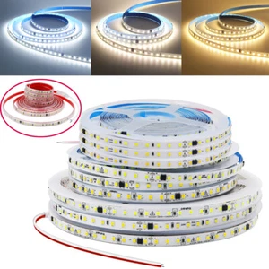 220V 2835 LED Strip Lights Waterproof Self Adhesive Flexible Tape Lamp 120LEDs/m - Picture 1 of 26
