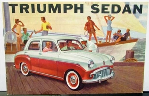 Original 1954 Triumph Dealer Color Sales Brochure Sedan Estate Wagon - Picture 1 of 5