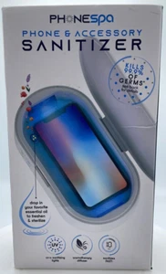 TZUMI PHONE SPA Cell Phone & Accessory Sanitizer (White) UV-C Genuine New In Box - Picture 1 of 6