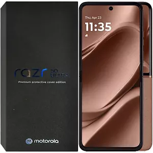 Motorola Razr 50 Ultra 5G Mocha Mousse 512GB + 12GB Dual-SIM Unlocked NEW - Picture 1 of 6