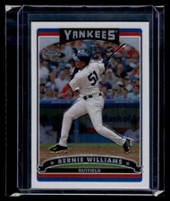 2006 Topps Chrome Refractor #44 Bernie Williams Yankees