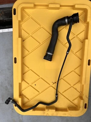 2008 BMW 535xi 535i 528i 528xi E60 E61 Radiator Top Coolant Hose 17127560968  - Image 1 of 4