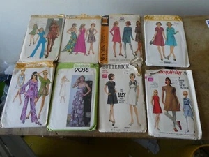 Vintage used patterns 60's/70's - Dresses & Tops - All Bought in USA - Picture 1 of 7