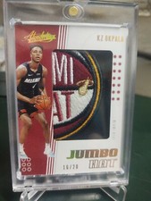 2019-20 Panini Absolute KZ Okpala Miami Heat SP Rookie Team Logo Card #16/20