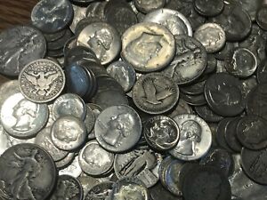 SILVER SALE LOT PRE 1965 MIXED 90% US OLD COINS SURVIVAL MONEY COINS