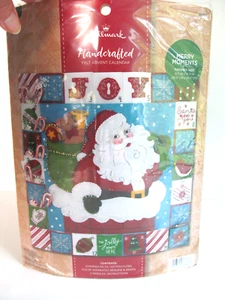 Bucilla Merry Moments Santa Advent Calendar Christmas Felt Craft Kit Hallmark T - Picture 1 of 7