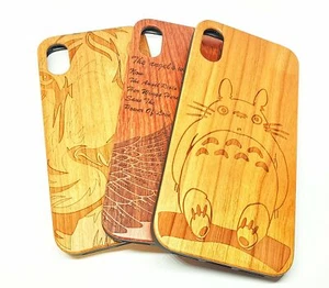 Wooden Case For iPhone X Pack Of 3 Cases All With Wooden Design - Picture 1 of 2