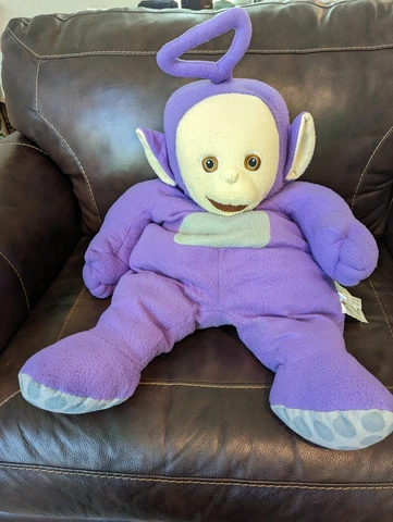 Vintage Jumbo TELETUBBIES Huge TINKY WINKY Large 32” PURPLE Stuffed Plush Pillow Cover