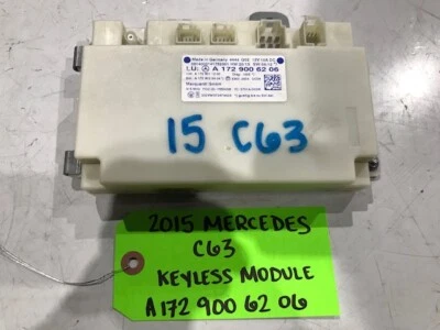 15 MERCEDES BENZ AMG C63 507 W204 OEM KEYLESS GO ENTRY MODULE A1729006206 - Image 1 of 4