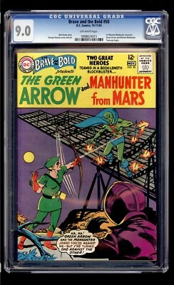 Brave and the Bold #50 1963 CGC 9.0 VF/NM OW High Definition Scans** - Image 1 of 2