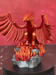 Juguete calmante articulado impreso en 3D Fire Phoenix - Imagen 1 de 13
