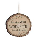 "Most Wonderful Time"  Barky Christmas Ornament by P. Graham Dunn ~~ F/ Shipping
