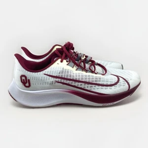 Nike Zoom Pegasus 37 Oklahoma White Red Crimson CZ5387-100 Men’s 13 OU Sooners - Picture 1 of 11