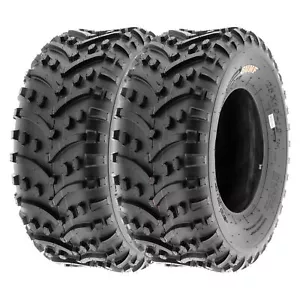 SunF 22x11-8 ATV UTV Tire 22x11x8 Knobby Tubeless PR A032 - Pair of 2 - Picture 1 of 12