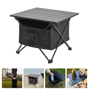 Portable Folding for outside Small Foldable Desk Outdoor Storage Tables - Picture 1 of 12