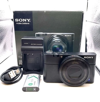 [MINT in BOX] Sony Cyber-Shot DSC RX100 Digital Camera 20.2MP From JAPAN - Image 1 of 4