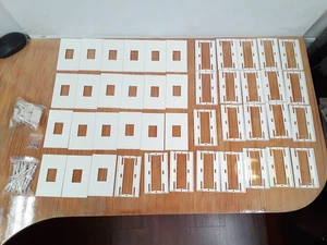 Lote de piezas de botones deslizantes cubiertas de placa de interruptor sin tornillos Lutron - Imagen 1 de 23