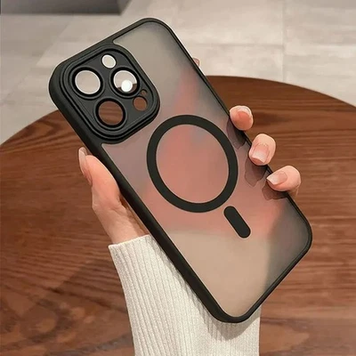 iPhone 11-17 Coque MagSafe Semi-Transparente Case