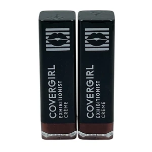 Lápiz labial crema Covergirl Exhibitionist 275 Coffee Crave lote de 2 nuevos sellados - Imagen 1 de 4
