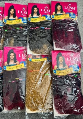 Lush Hair Kinky Twist, Perfect for passion Twist and Faux Locs