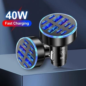 Powerful Multi Device Car Charger Adapter with Fast Charging Capability - Photo 1/12